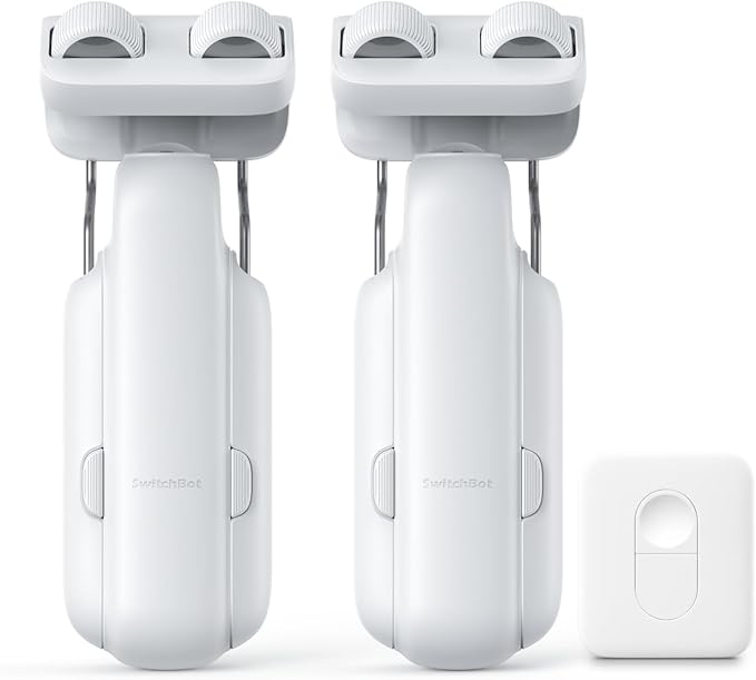 2025 Automatic Curtain Opener 3 Rod with Remote, Bluetooth Remote Control Smart Curtain, WiFi & App Control, Add Hub to Compatible with Alexa, Google Home, HomeKit