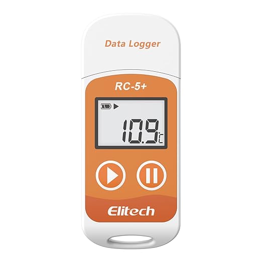 Elitech RC-5+ Digital PDF USB Temperature Data Logger Reusable Recorder by Elitech