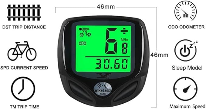 SY Bicycle Speedometer and Odometer Wireless Waterproof Cycle Bike Computer - Image 2