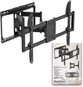 Heavy Duty Dual Arm Articulating Wall Mount Bracket for QF Series QLED 4K UHD Smart Fire TV NS65-UQFL26 65 InchTV - Tilt & Swivel/Pull Out 2.8"-16.6"/ Holds 165 lbs
