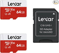 Lexar 64GB Micro SD Card 2 Pack, microSDXC UHS-I Flash Memory Card by Lexar