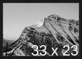 Frame It Easy 33 x 23 Black Grain Wood Frame (Derby)