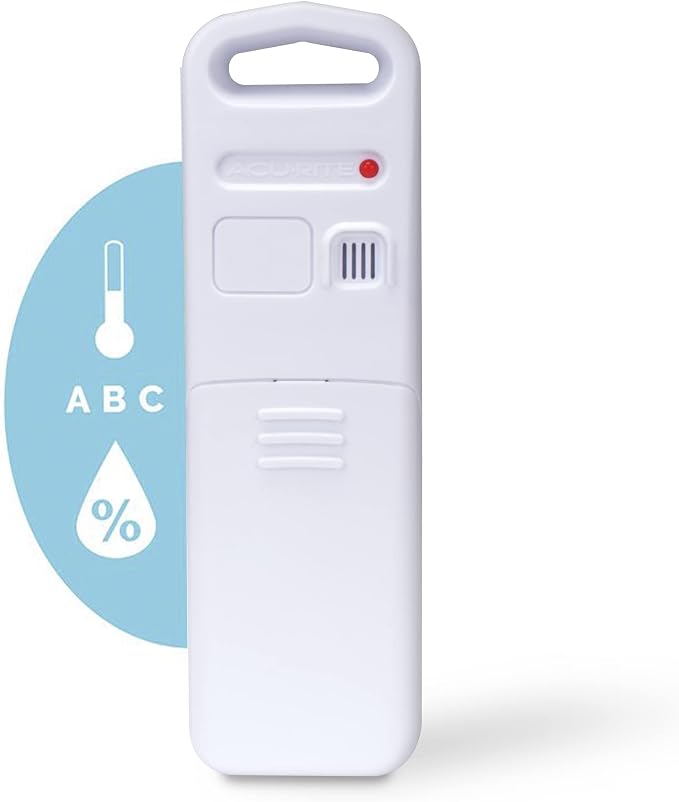 AcuRite Wireless Indoor Outdoor Temperature and Humidity Sensor by AcuRite