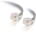 C2G RJ11 Modem Cable, Ethernet Network Cable, 7 Foot DSL Cable, C2G 02970 by CablesToGo