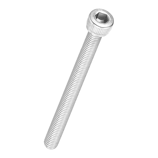 Kozelo 20pcs Socket Head Cap Screws - [M5-0.8 x 60mm] 304 Stainless Steel Allen Socket Drive for Electrical Motor 3D Printing Fan Engine Replacement Use, Silver