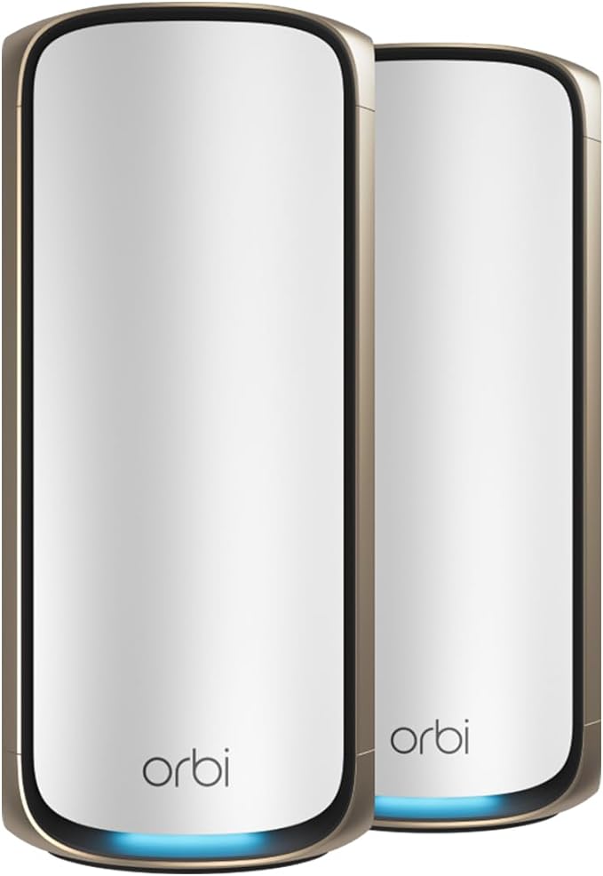 NETGEAR Orbi 970 Series Quad-Band WiFi 7 Mesh Network System by Amazon+Renewed
