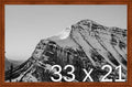 Frame It Easy 33 x 21 Russet Wood Frame (Derby)