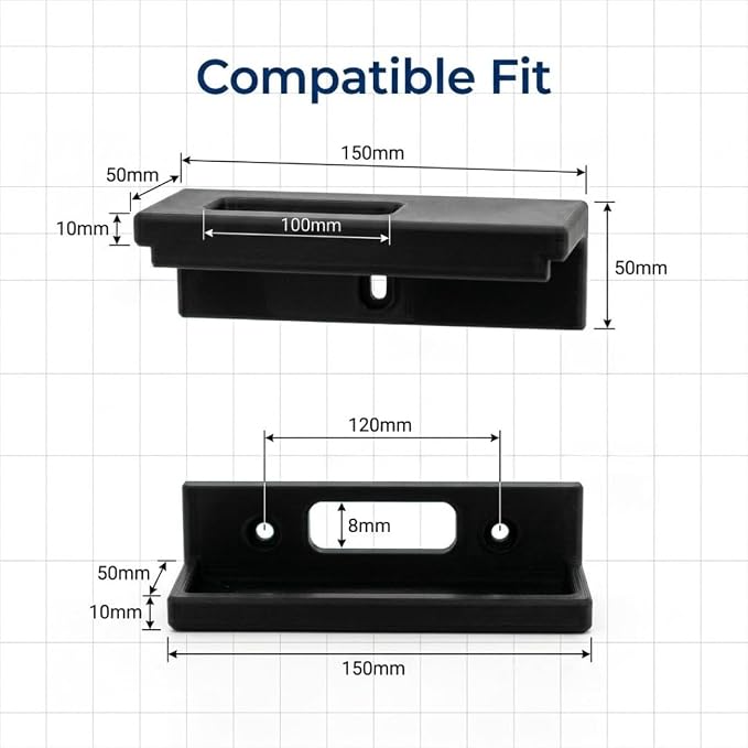 SplashNColor Wall Mount for NetGear GS308E, GS308T Network Switch - Image 5