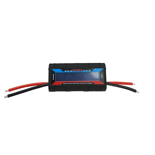 Proshopping 200A RC Watt Meter, High Precision Power Analyzer, DC 0-60V Volt Amp Watt Checker Tester, with Digital LCD Screen- for Voltage(V) Current(A) Power(W) Charge(Ah) and Energy(Wh) Measurement