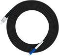 Jeirdus 25M LC to FC Outdoor Armored Simplex 9/125 SM Fiber Optic Cable Jumper Optical Patch Cord Singlemode 25Meters 80ft LC-FC