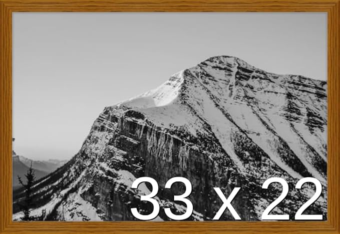 Frame It Easy 33 x 22 Hazel Wood Frame (Derby)