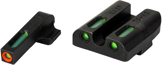 Truglo TFX PRO Handgun Sight, Glowing Shock Proof Tritium and Fiber Optic Night by TruGloInc-Sports