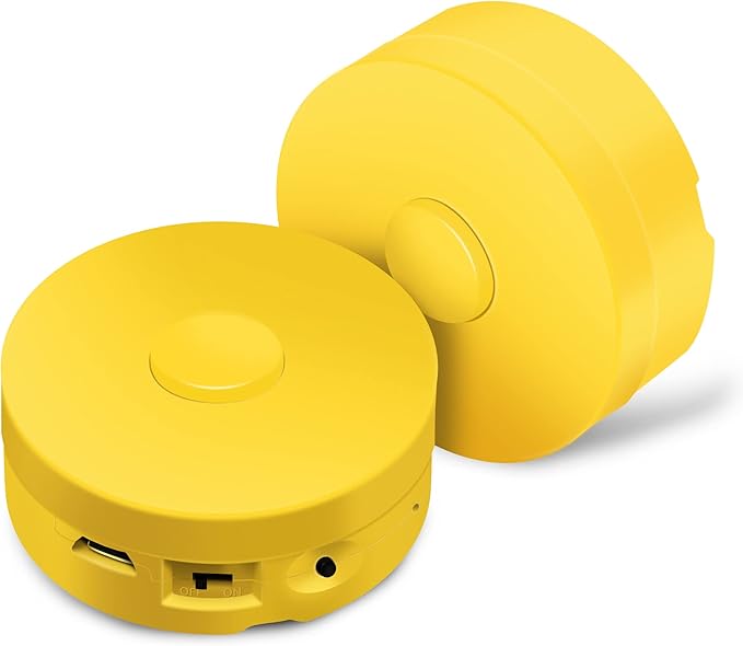 JRGKJCP 16 Minutes Voice Recorder, Record Custom Message for Crafts, Stuffed Bear, Baby Doll, and Pillow (2Pack + Yellow)