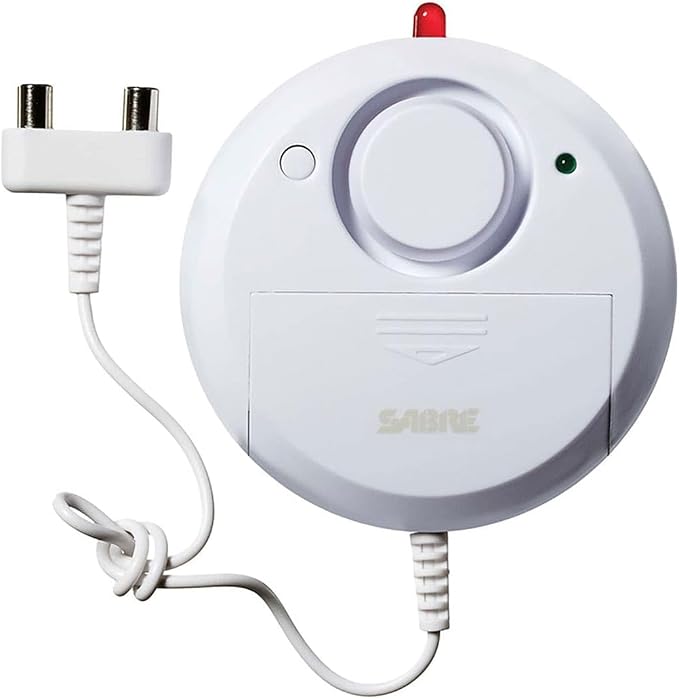 SABRE Water Leakage Alarm, 110 dB Alarm, Audible Up To 1, All Direction Water by SABRE