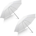 33"/84cm White Translucent Soft Umbrella Kit, Photography Umbrella Lighting Kit by Hahawalker