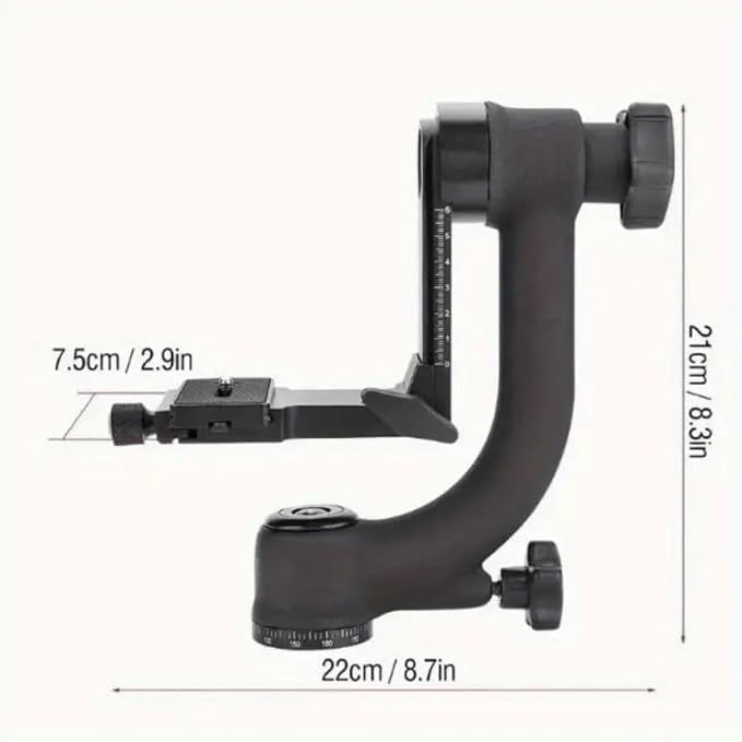 Aluminum Alloy Gimbal Tripod Head - Image 5