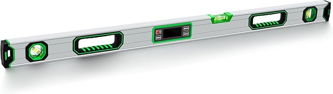Kanayu Digital Level Digital 40'' LCD Display Magnetic Torpedo Level Tool Protractor Electronic Dust and Waterproof Smart Torpedo Tool for Construction Measuring Home Supplies