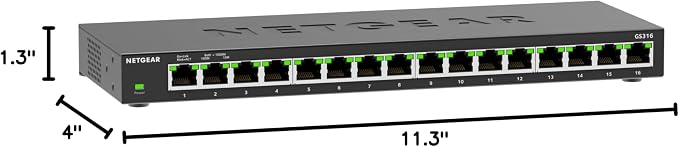 NETGEAR 16-Port Gigabit Ethernet Unmanaged Network Switch – Plug-and-Play - Image 6