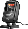 Eyoyo 1D 2D Desktop Barcode Scanner, Omnidirectional Hands-Free USB Wired by Eyoyo