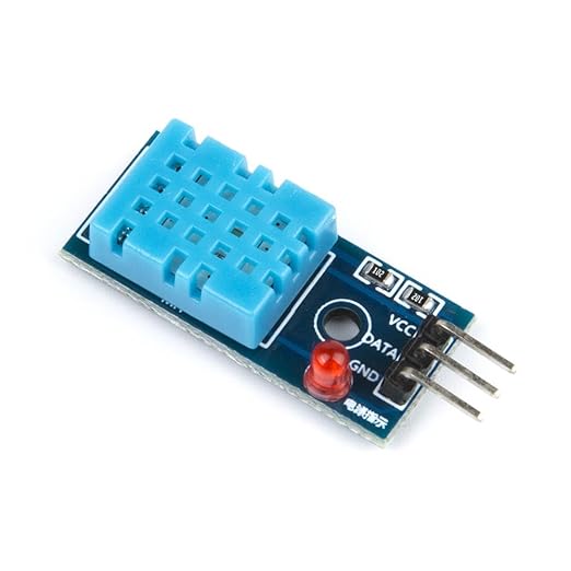 SHILLEHTEK DHT11 Temperature and Humidity Sensor Module with LED & Cable - Temperature Humidity Measurement for Arduino, Raspberry Pi, ESP32 and Other Microcontrollers, Electronic Practice DIY