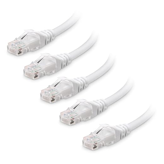 Cable Matters 10Gbps 5-Pack Snagless Cat 6 Ethernet Cable - 6ft by CableMatters