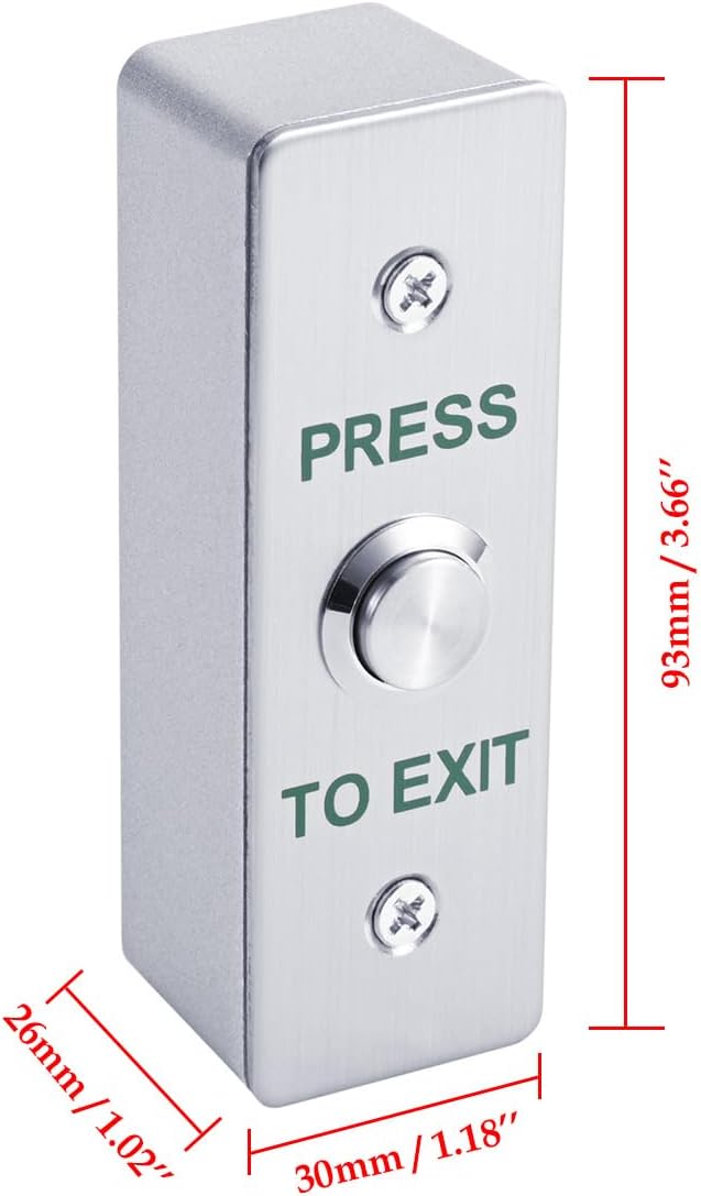Door Access Control System 1200lbs Magnetic Lock Kit with 4 Remote Controls Stainless Steel Exit Button