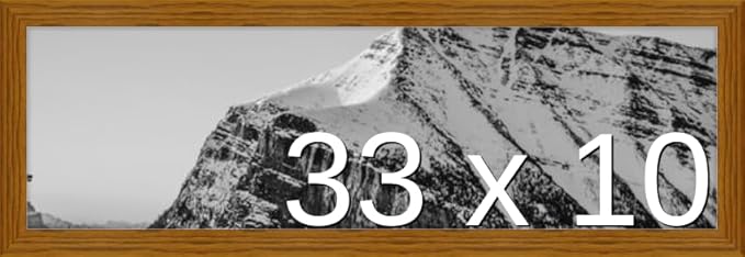 Frame It Easy 33 x 10 Hazel Wood Frame (Derby)