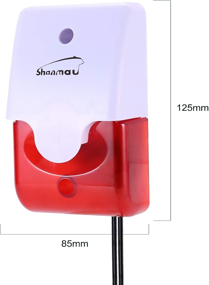 High / Low Water Level Sensor Detector Alarm 120 dB Red Strobe Siren, - Image 7