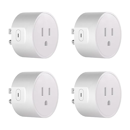 SONOFF Matter Smart Plug S41s, 15A 1800W Max, Remote & Voice Control via Alexa/Google Home, ETL Certified, Timer Outlet, Matter-Compatible with Alexa, SmartThings, Google, and HomeKit (4-Pack)