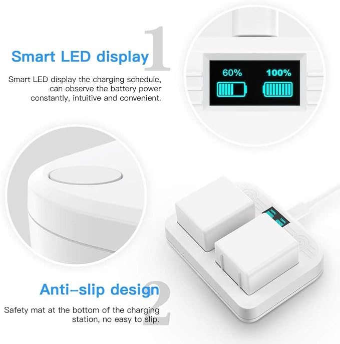 HOLACA Battery Charger Station Compatible - Image 3
