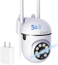 CKK 1080P Security Camera Outdoor Corded Power, 2MP PTZ WiFi Home Camera by CKK