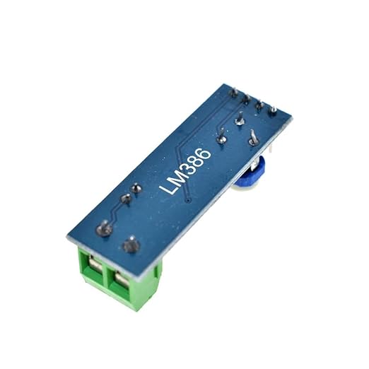 Onyehn 10pcs LM386 200 Times gain Audio Power Module for Arduino EK1236 (Amplifier Board Mono Power Amplifier 5V-12V 10K Adjustable)