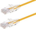 Monoprice Cat6 5ft Yellow Component Level Patch Cable UTP 28AWG 550MHz Pure by Monoprice
