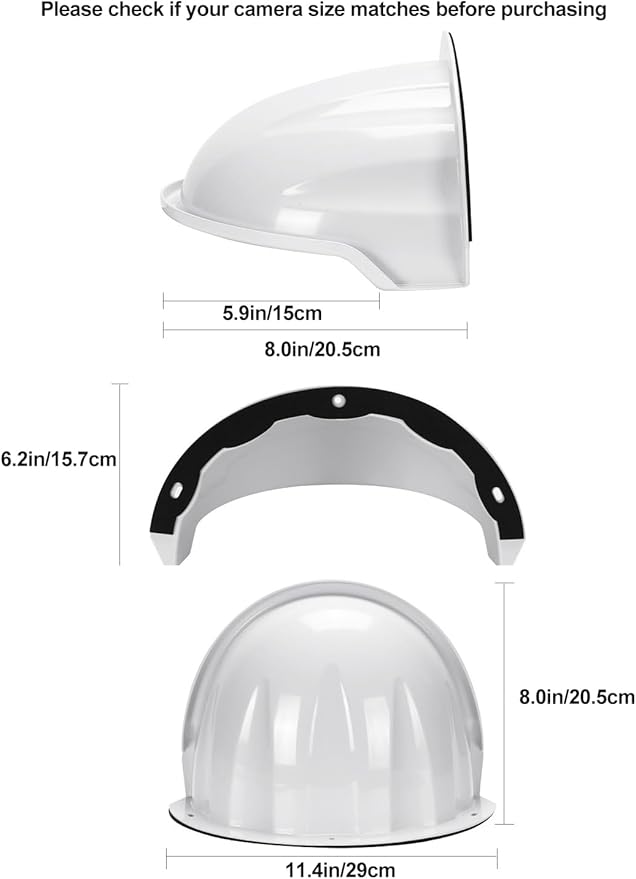 Universal Security Camera Sun Rain Cover Shield - Image 3