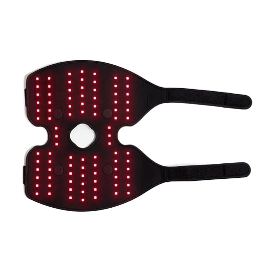 Fringe Red Light Therapy for Body, with Vibration Massage, Use Anywhere, Knee, Elbow, Foot, Hand & Ankle, Both Red 660nm and Infrared 850nm, 360 LED Lights, Sports Recovery