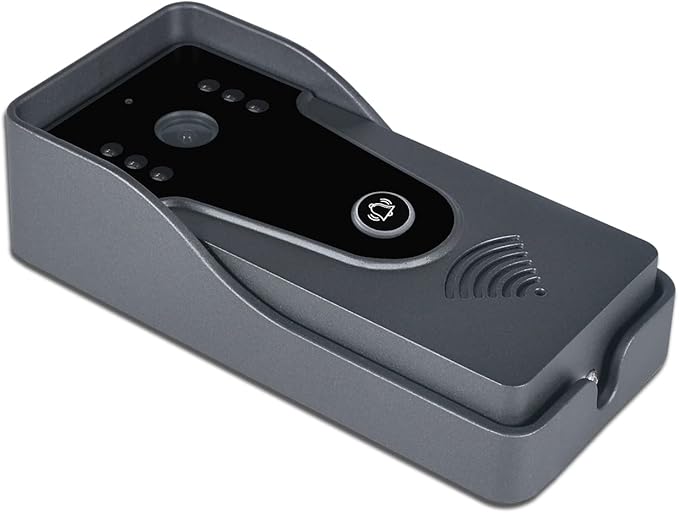 Wireless IP Video Doorbell Intercom System, WiFi 7 Inch Monitor with Metal HD Door Camera (Wired Power), Video Intercom with 32G Card Record, APP Remote 2-Way Audio, Unlock for Home Security System