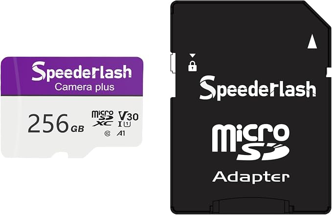 Micro SDXC Memory Card 256GB-Speederlash Camera Plus TF Card by Speederlash
