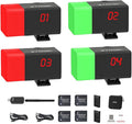 SYNCO Wireless Tally Light Camera Eye CE3 System (4 Tally Lights) for Studios and Live 2.4G LoRa Lightweight and Portable vMix Compatible, Control 32 Dual-Color Indicator Lights