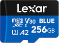 Lexar 256GB Blue Micro SD Card Up to 160MB/s, microSDXC UHS-I Memory Card by Lexar