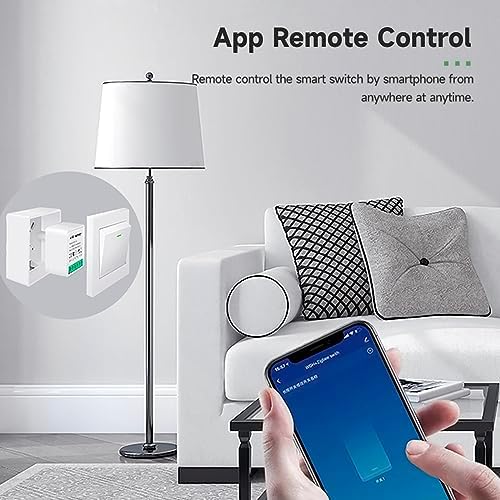 IHSENO ZigBee3.0 Smart Switch Mini Relay Switch, ZigBee Smart Light Switch Need Zigbee Hub Work with Tuya Smart Life APP Smart Button Scene Remote for Tuya Smart Home Devices (2)