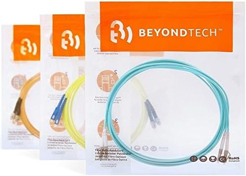 BEYONDTECH 2m LC to LC Fiber Patch Cable – UPC Single-Mode Duplex Fiber Optic - Image 7
