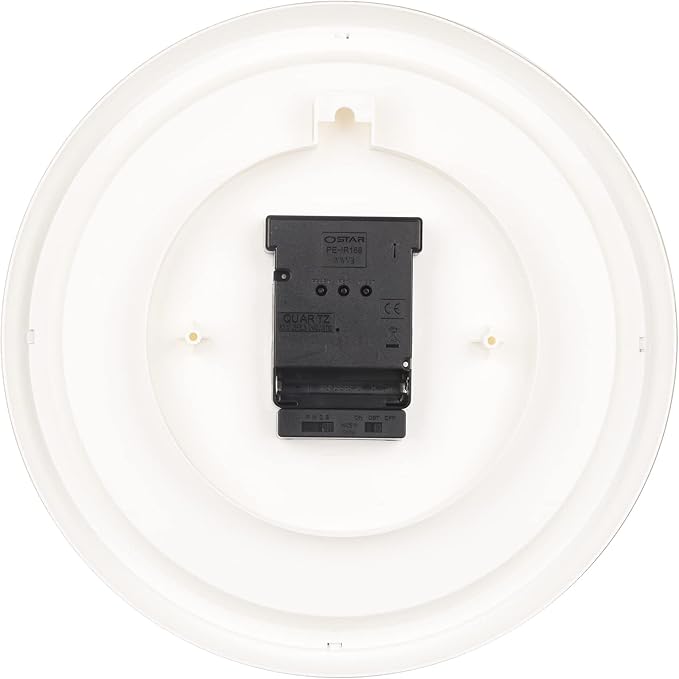 OSTAR Atomic Wall Clock, 11 Inch Round Battery Operated Clock