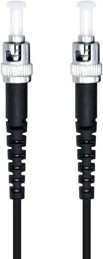 Jeirdus 300M ST to ST Outdoor Armored Simplex 9/125 SM Fiber Optic Cable Jumper Optical Patch Cord Singlemode 300Meters 985ft ST-ST