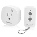 Syantek Remote Control Outlet, Wireless Remote Light Switch Kit, 15A/1875W, 100FT Long Range for Lamps, Fans, Christmas Lights, Electrical Appliance