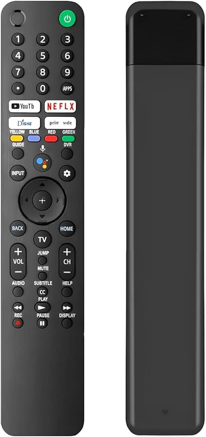 Replacement Voice Remote for Sony TV, for SonyBravia Smart TV with Voice Control, Compatible with Sony Bravia XR/XBR/KD Series 4K/ 8K LED OLED Google/Android Smart TVs