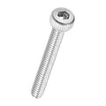 Kozelo 50pcs Socket Head Cap Screws - [M1.6-0.35 x 16mm] 304 Stainless Steel Allen Socket Drive for Electrical Motor 3D Printing Fan Engine Replacement Use, Silver