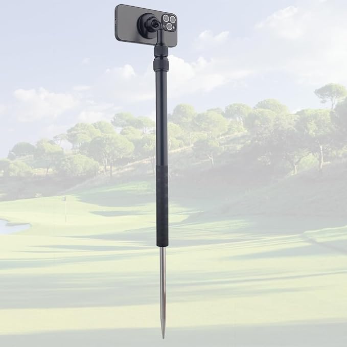 Camera Ground Spike for Monopod Selfie Stick, 1/4-20 Screw Staniless Steel - Image 4