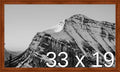 Frame It Easy 33 x 19 Russet Wood Frame (Derby)