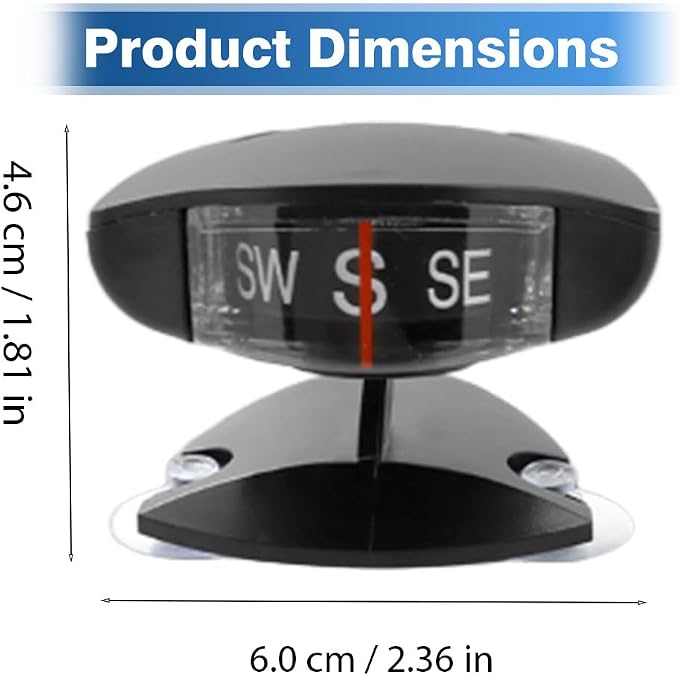 MACHSWON Car Dashboard Compass, Digital Portable Compass Compatible - Image 4
