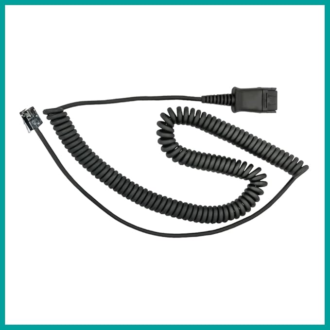 DailyHeadset RJ9 NC Mono Phone Headset for Analog Aastra Nortel Digium Polycom ShoreTel NEC Allworx Toshiba Phones Includes RJ9 and 3.5mm Adapter